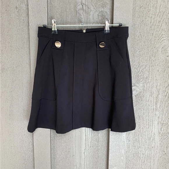 XOXO | Black Fit & Flare Skirt - Picture 2 of 5